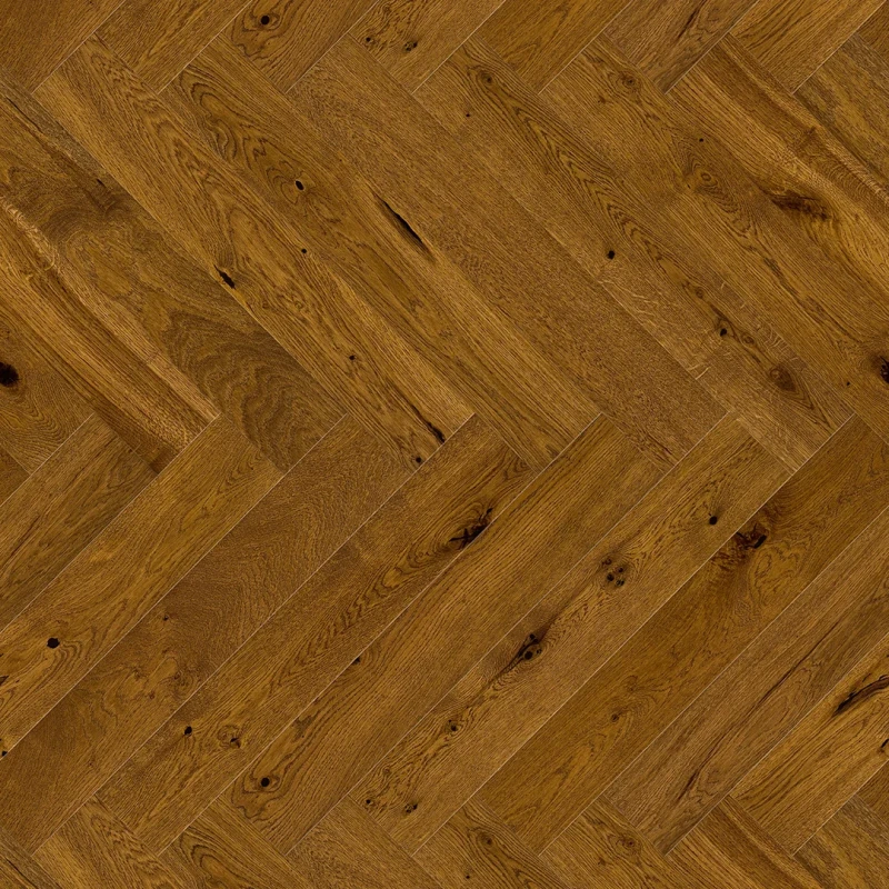 Stejar Brown Sugar Herringbone 110 photo2